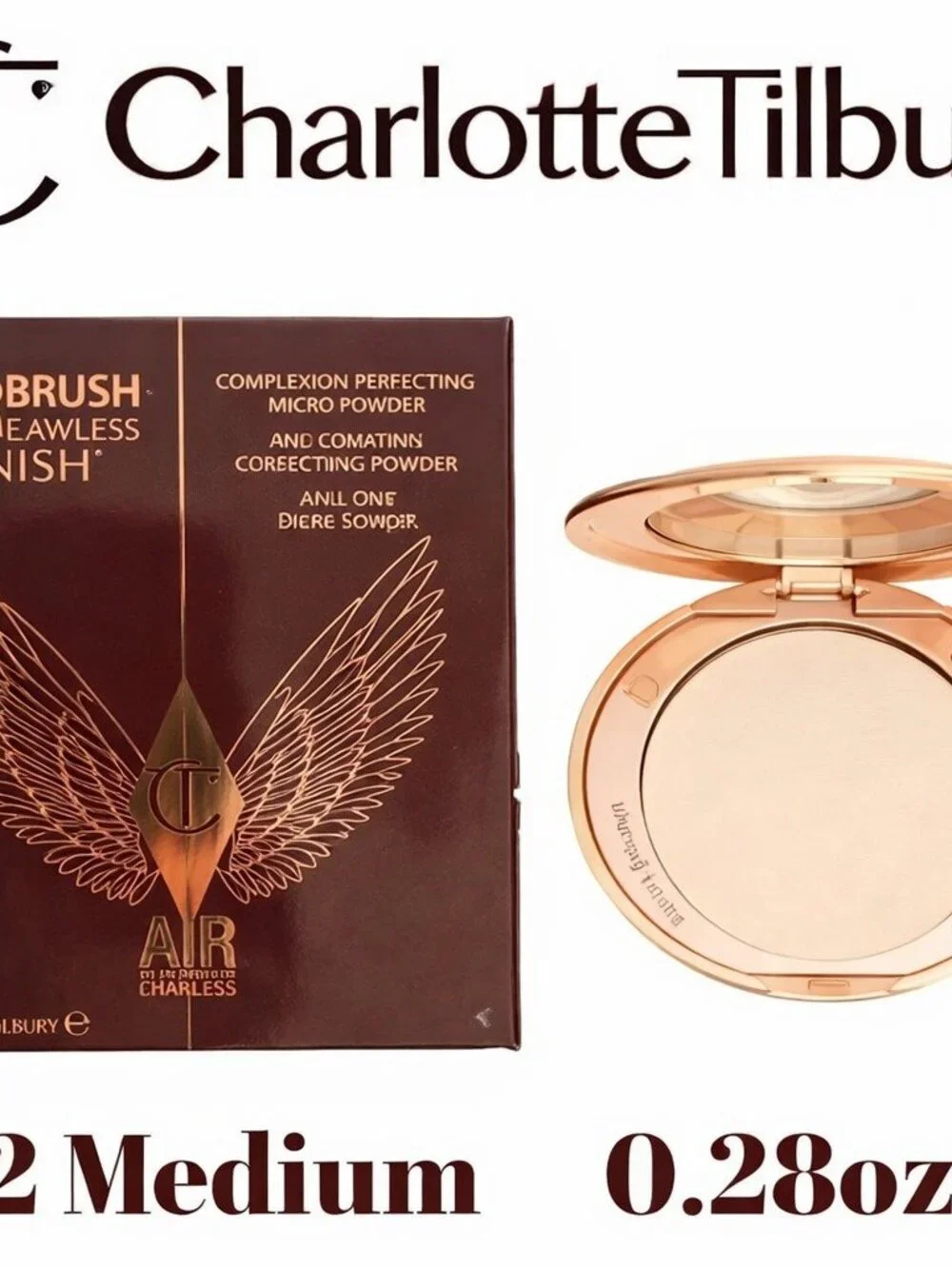 Charlotte Tilbury Flawless Finishing Powder - 2 Medium /Moyen